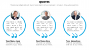 Stunning Quote PowerPoint Template and Google Slides